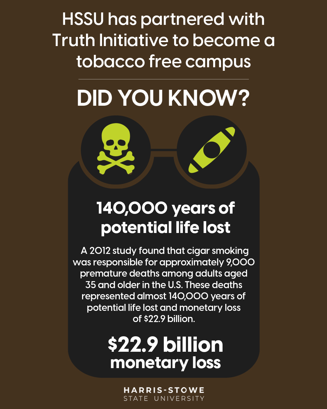 who tobacco free initiative HARRIS-STOWE STATE UNIVERSITY